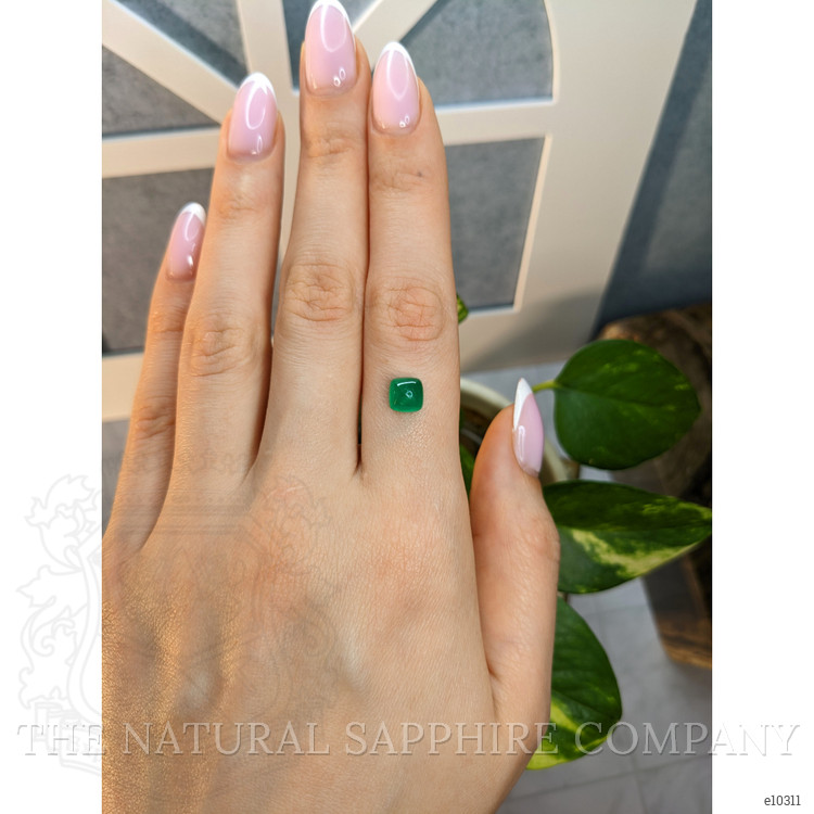 1.37 Ct. Cabochon Emerald from Colombia