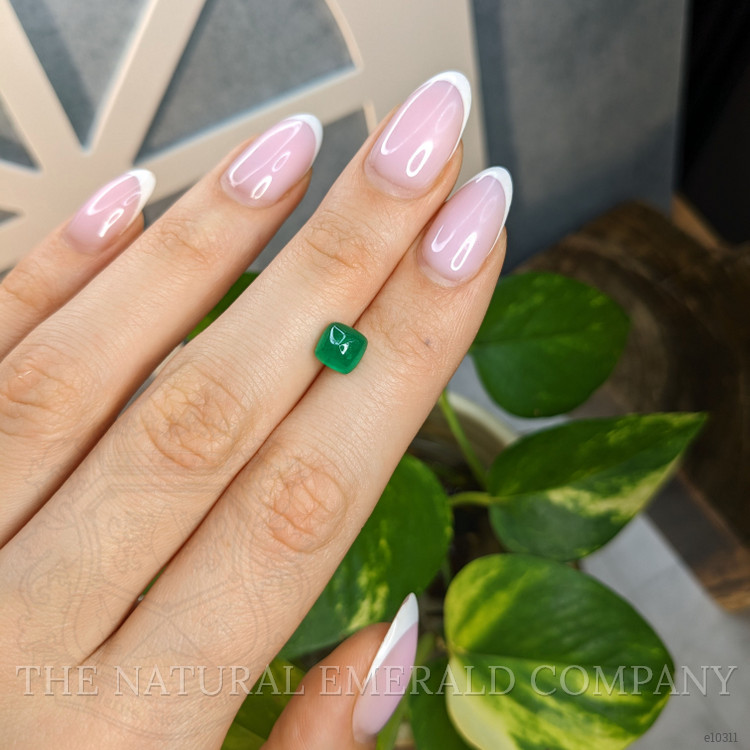1.37 Ct. Cabochon Emerald from Colombia