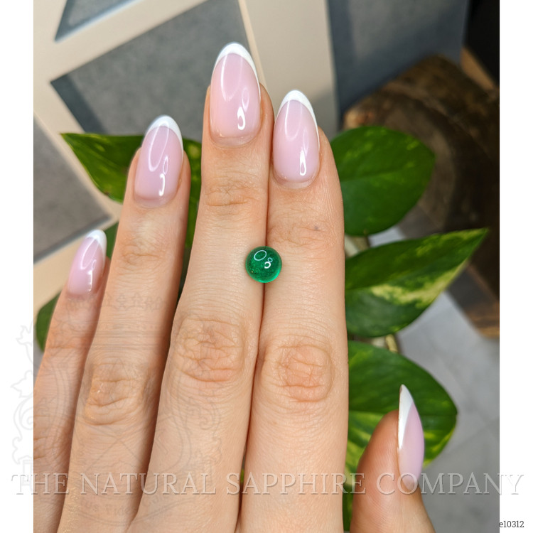 1.61 Ct. Cabochon Emerald from Colombia