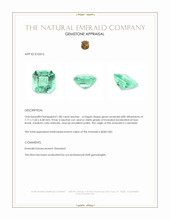 1.80 Ct. Emerald from Colombia Appraisal