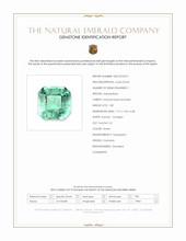 1.80 Ct. Emerald from Colombia Scan Report