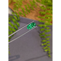 3.84 Ct. Emerald from Russia Life Style