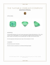 1.85 Ct. Emerald from Russia Appraisal