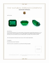 5.53 Ct. Emerald from Zambia Appraisal