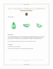 6.17 Ct. Emerald from Russia Appraisal