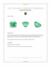 5.24 Ct. Emerald from Russia Appraisal