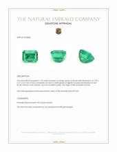 1.53 Ct. Emerald from Russia Appraisal