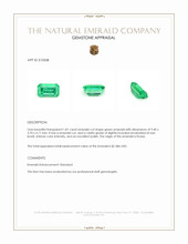 1.81 Ct. Emerald from Russia Appraisal