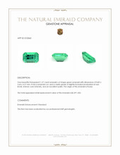 1.57 Ct. Emerald from Russia Appraisal