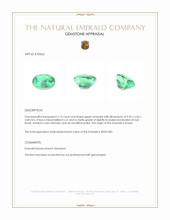 2.13 Ct. Emerald from Russia Appraisal