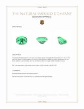 1.39 Ct. Emerald from Russia Appraisal