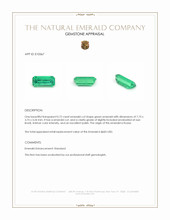 0.72 Ct. Emerald from Russia Appraisal