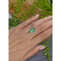 3.38 Ct. Emerald from Russia Life Style