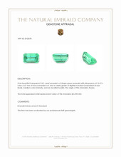 2.81 Ct. Emerald from Russia Appraisal