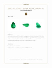 2.21 Ct. Emerald from Zambia Appraisal