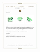 1.93 Ct. Emerald from Russia Appraisal
