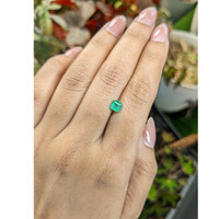 0.68 Ct. Emerald from Zambia Life Style