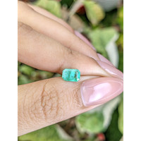 0.76 Ct. Emerald from Zambia Life Style