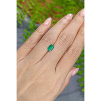 0.72 Ct. Emerald from Zambia Life Style