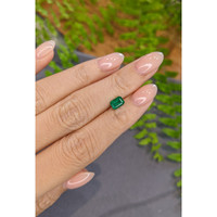 0.78 Ct. Emerald from Zambia Life Style