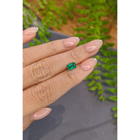 0.79 Ct. Emerald from Zambia Life Style