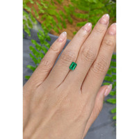 0.82 Ct. Emerald from Zambia Life Style