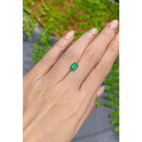 0.79 Ct. Emerald from Zambia Life Style