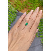 0.85 Ct. Emerald from Zambia Life Style