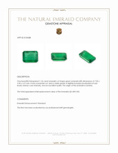 1.26 Ct. Emerald from Zambia Appraisal