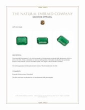 1.43 Ct. Emerald from Zambia Appraisal