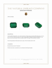 1.43 Ct. Emerald from Zambia Appraisal