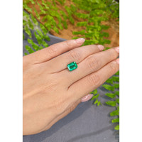 2.78 Ct. Emerald from Zambia Life Style
