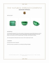 2.64 Ct. Emerald from Zambia Appraisal