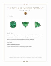 2.40 Ct. Emerald from Zambia Appraisal