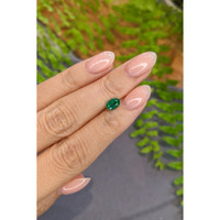 0.76 Ct. Emerald from Zambia Life Style