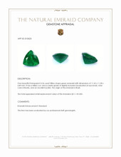 4.36 Ct. Emerald from Brazil Appraisal