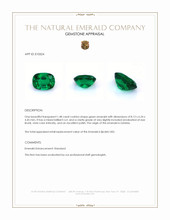 1.48 Ct. Emerald from Zambia Appraisal