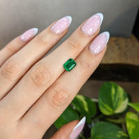 1.84 Ct. Emerald from Zambia Life Style