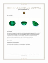 5.03 Ct. Emerald from Zambia Appraisal