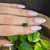 1.90 Ct. Emerald from Zambia Life Style