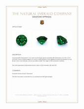 1.36 Ct. Emerald from Zambia Appraisal