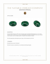 4.08 Ct. Cabochon Emerald from Zambia Appraisal