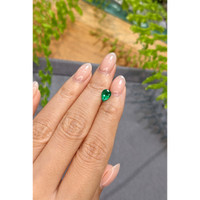 0.86 Ct. Emerald from Zambia Life Style