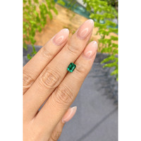 0.89 Ct. Emerald from Zambia Life Style
