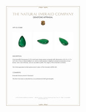 0.78 Ct. Emerald from Zambia Appraisal