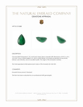 1.36 Ct. Emerald from Zambia Appraisal