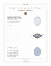 1.80 Ct. Emerald from Zambia 3 D Scan Report