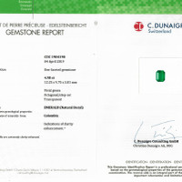 4.98 Ct. Emerald from Colombia Scan Report
