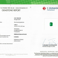 4.98 Ct. Emerald from Colombia Scan Report
