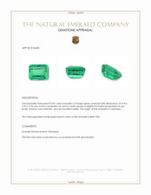 0.43 Ct. Emerald from Colombia Appraisal
